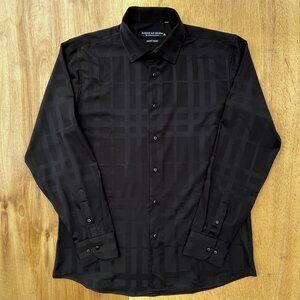 AMERICAN BREED SMART SHIRT LONG SLEEVE DRESS SHIRT MEN’S sz XL Black